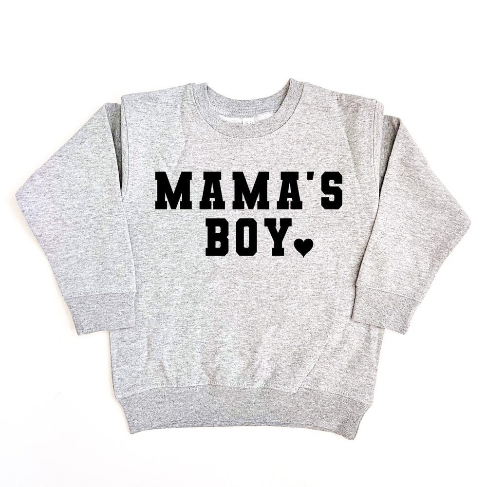 Mama’s Boy 🖤 Toddler Sweatshirt/// Valentine’s Day